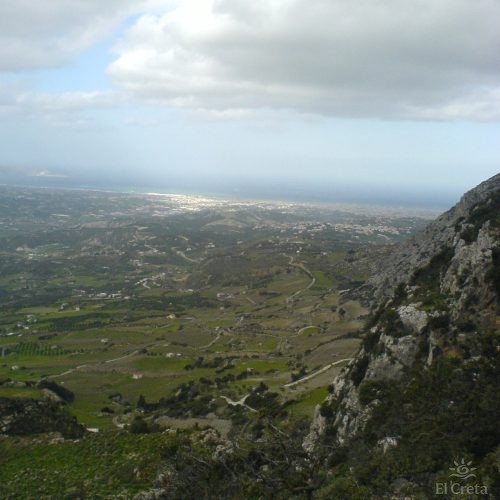 Giouchtas Mountain, With Heraklion VIew