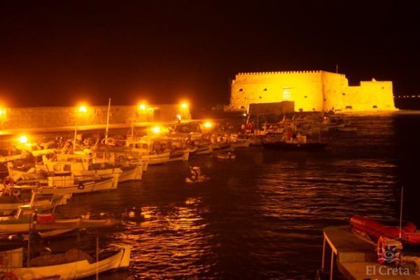 Koules castle, Heraklion port